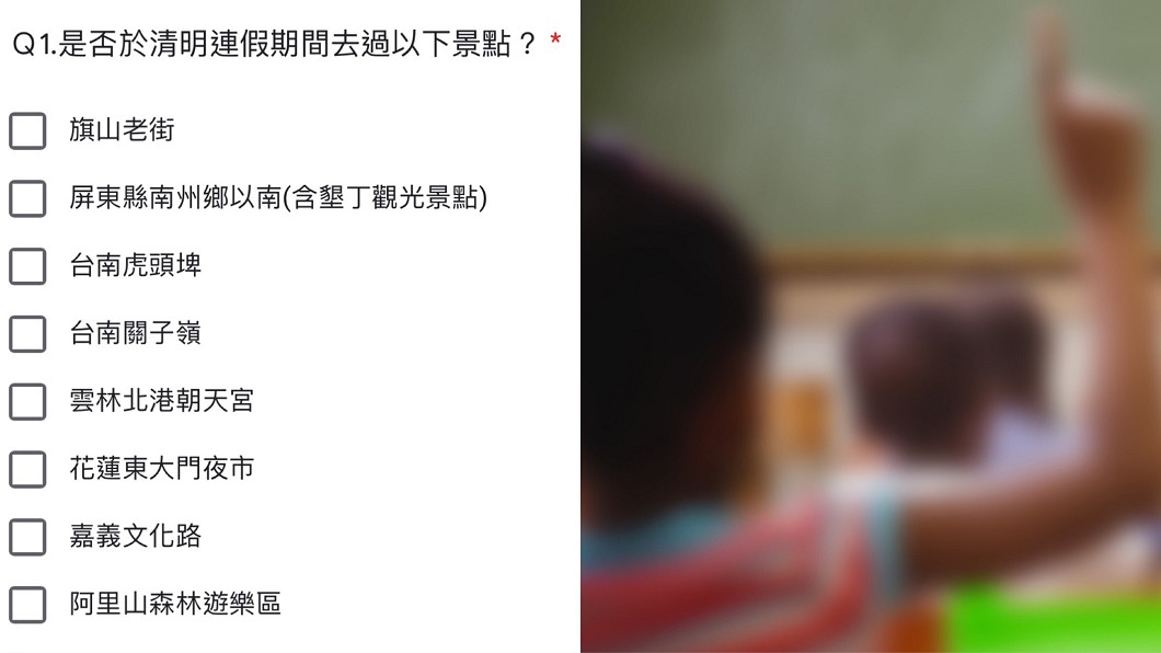 查連假出遊家長全否認 「一半孩子說有」師傻眼:沒意義