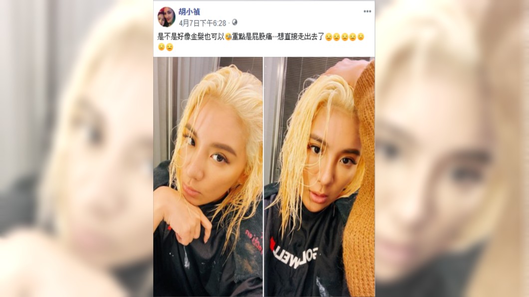 藝人小禎曝光新造型,網友認為很像劉雨柔。(圖/翻攝小禎臉書)