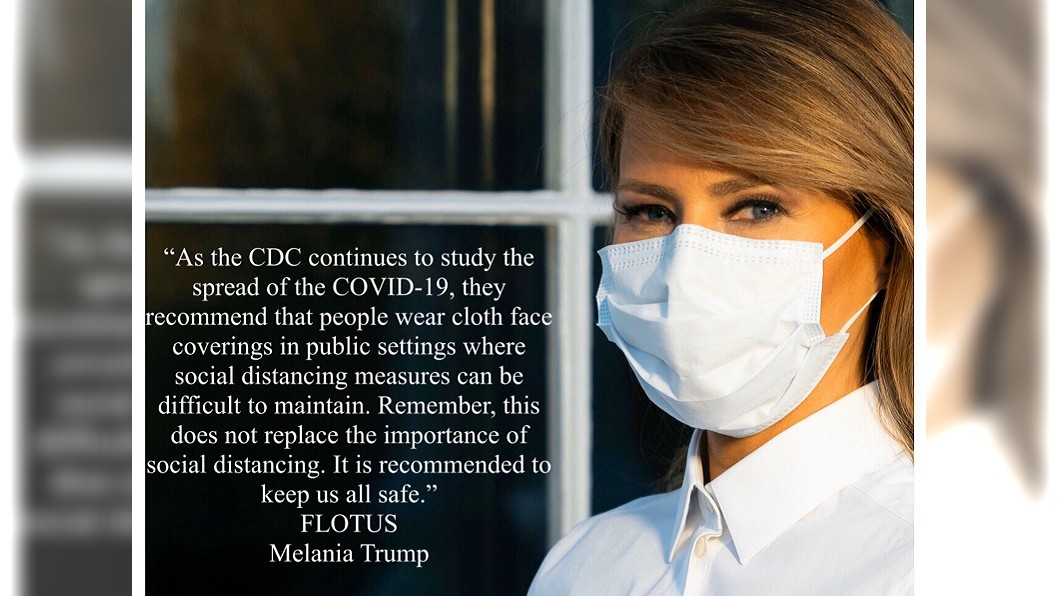 圖/翻攝自Melania Trump推特