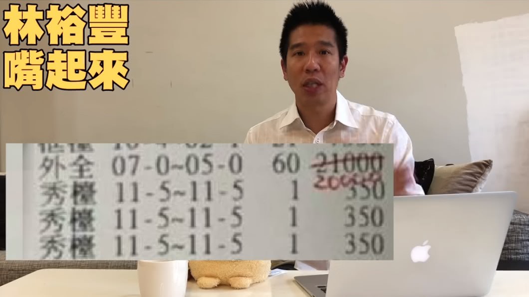 林裕豐解釋酒店消費術語。(圖/翻攝自YouTube林裕豐嘴起來頻道)
