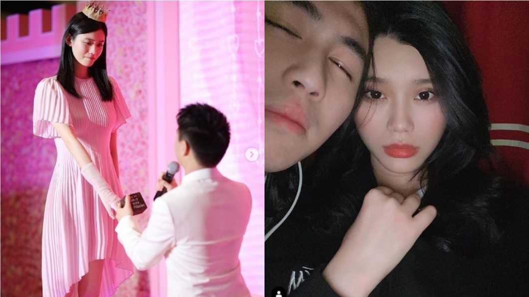 何猷君與超模老婆奚夢瑤感情甜蜜。(圖/翻攝何猷君IG)