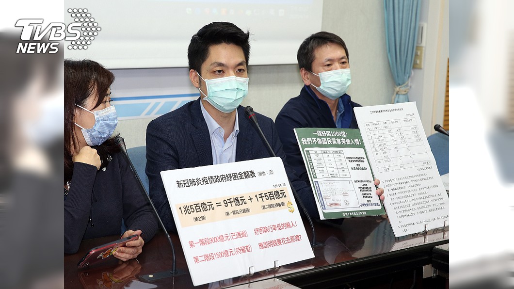 藍指紓困發現金備有級距表 綠稱沒看到資料