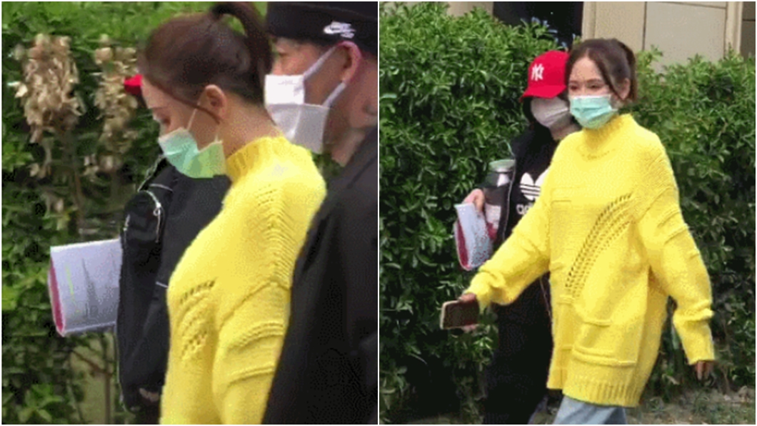 陳喬恩熱戀富二代半年爆出懷孕，凸肚照遭瘋傳。（圖／翻攝自微博)