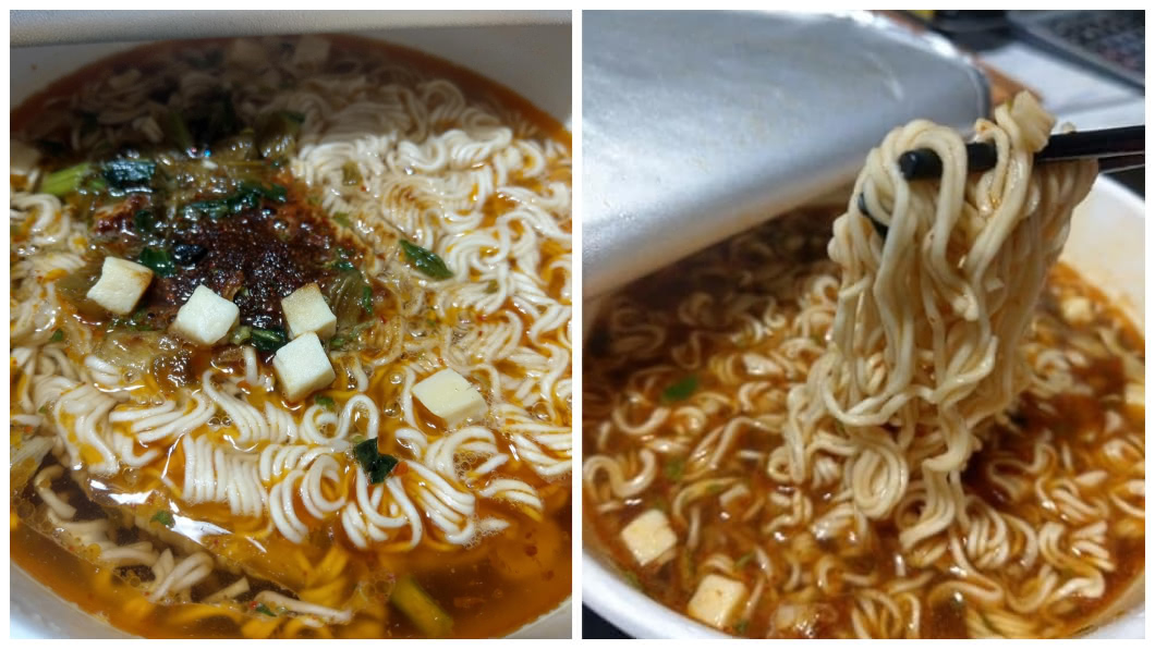 泡麵看起來就超美味的。(圖/翻攝自臉書社團「我愛全聯-好物老實説」)