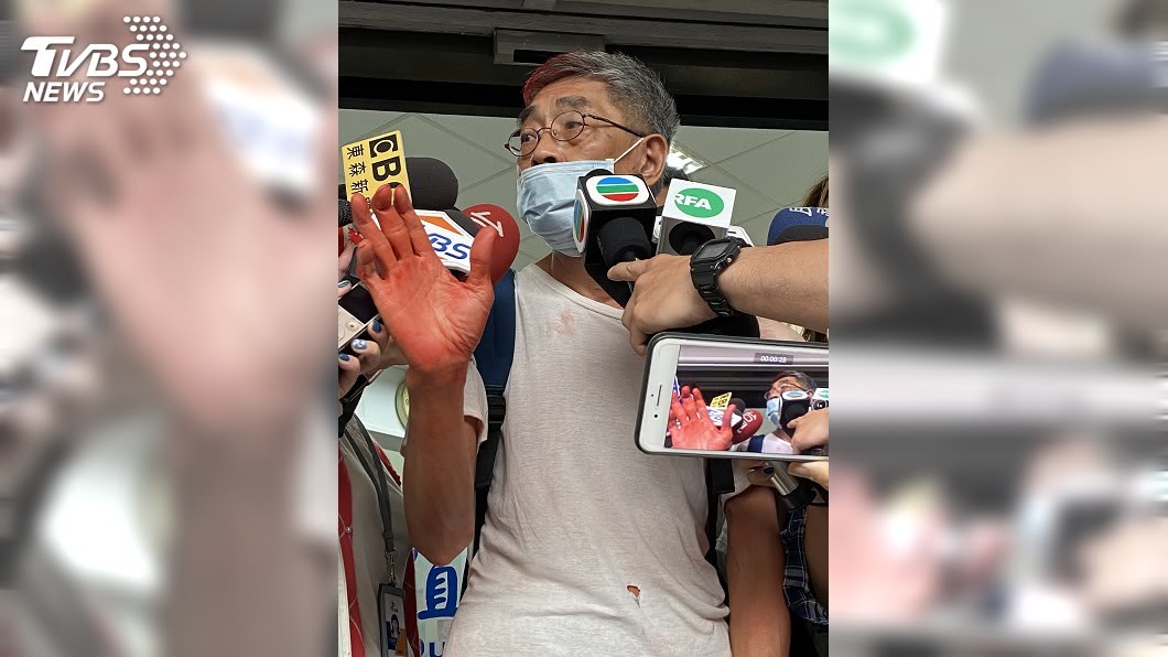 林榮基在台北遭潑漆 議員指疑有組織刻意犯案