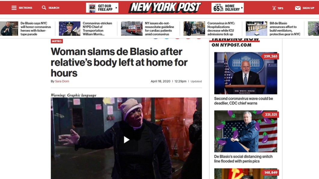 (圖/翻攝自New York Post