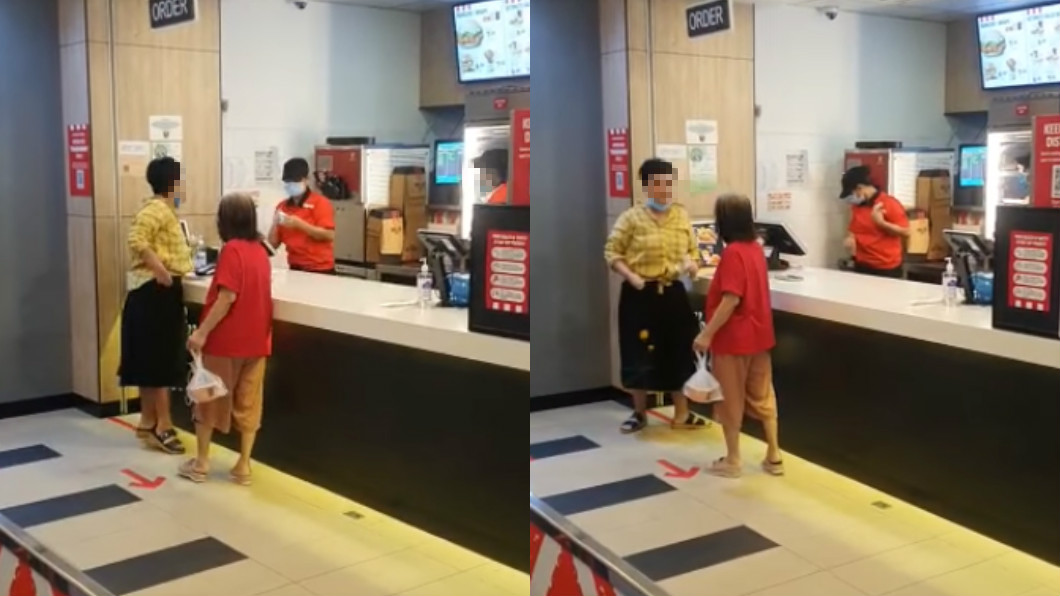 不爽等餐太久　大媽朝店員吐口水咒罵：等妳全家死光！