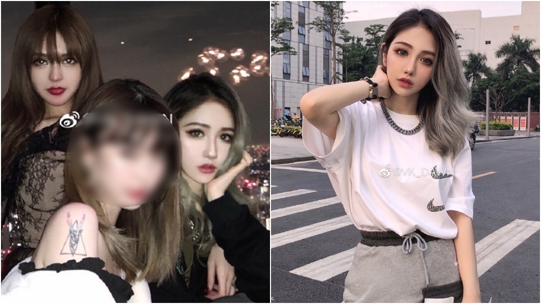 周揚青(左圖左)閨密「VK」(左圖右，右圖)替好友發聲。(圖／翻攝自VK IG)