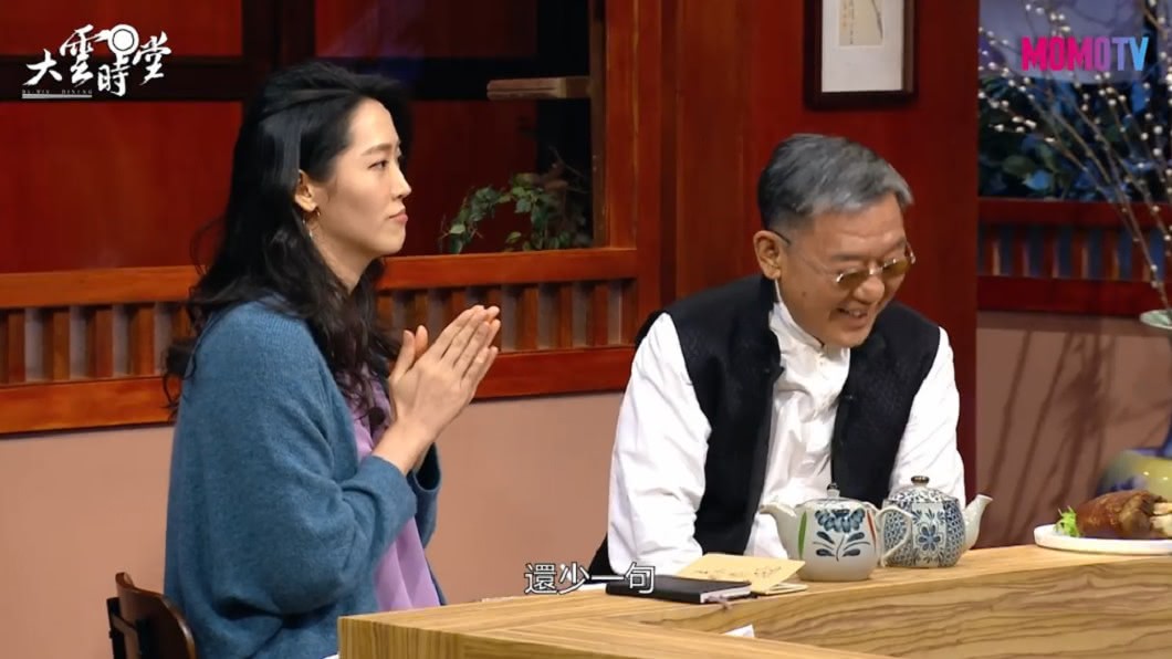 李立群、李元元父女在節目中同框。(圖／翻攝自大雲時堂臉書)