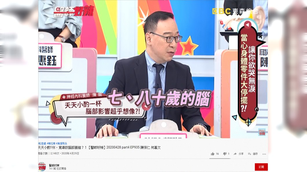 (圖／翻攝自《醫師好辣》YouTube)
