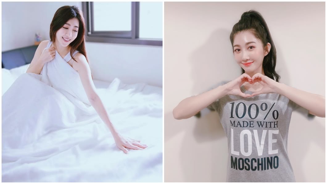 女星王晴因擁有亮眼外型，被網友封為是本土劇林志玲。(圖／翻攝自臉書)