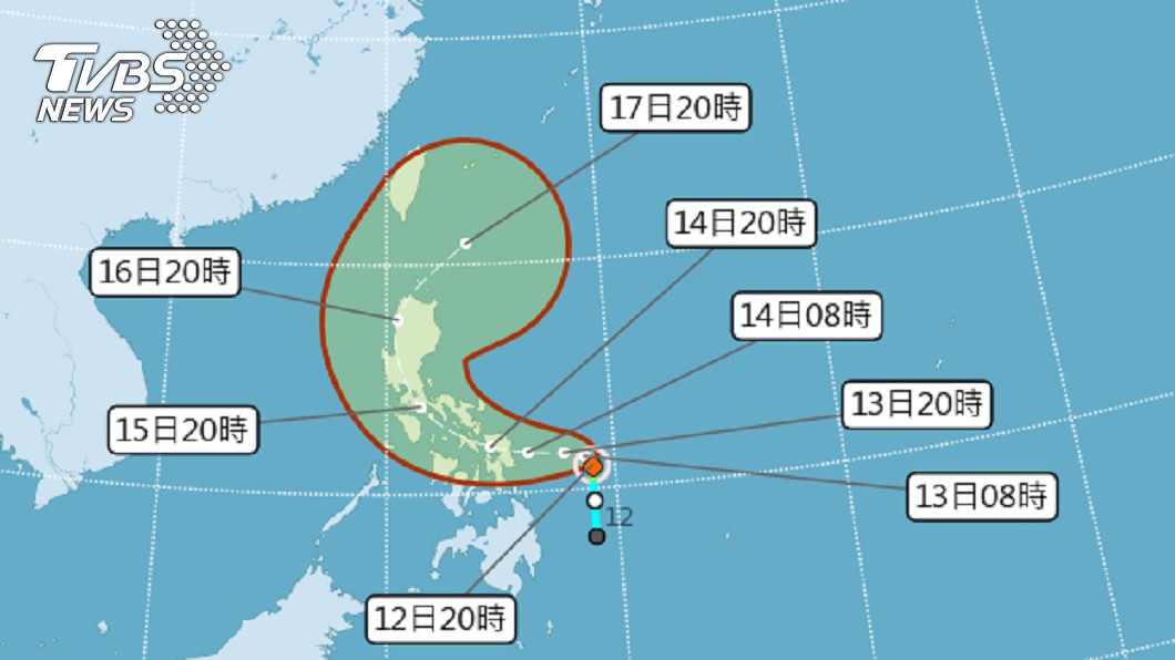 今年首颱「黃蜂」晚間生成! 氣象局:週六起影響台灣
