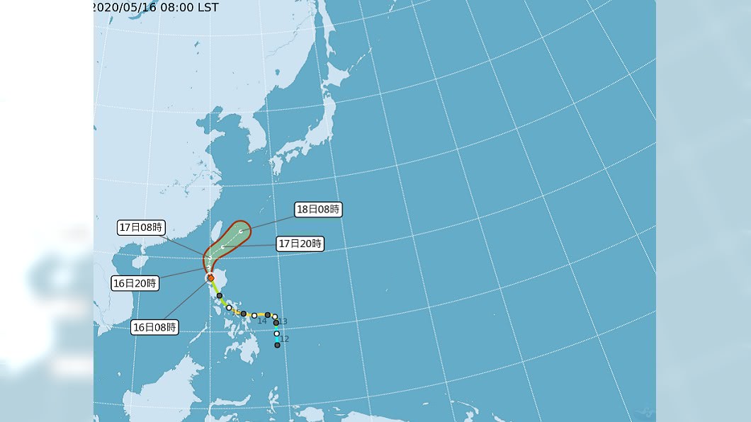 颱風「黃蜂」來了 氣象局11時30分發布海警