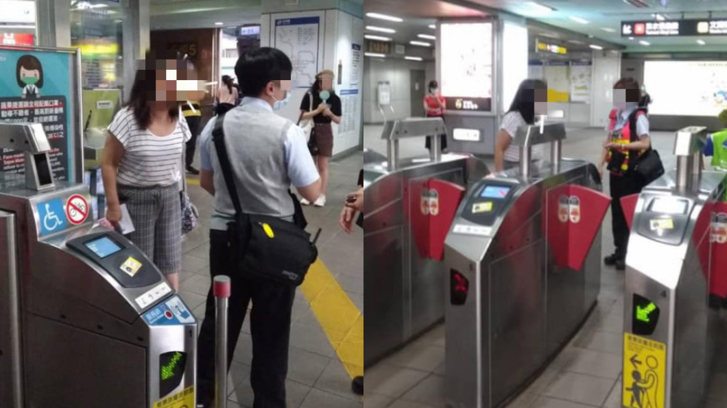 搭捷運口罩拿手上故意不戴 悍婦挑釁:你們不能罰我!
