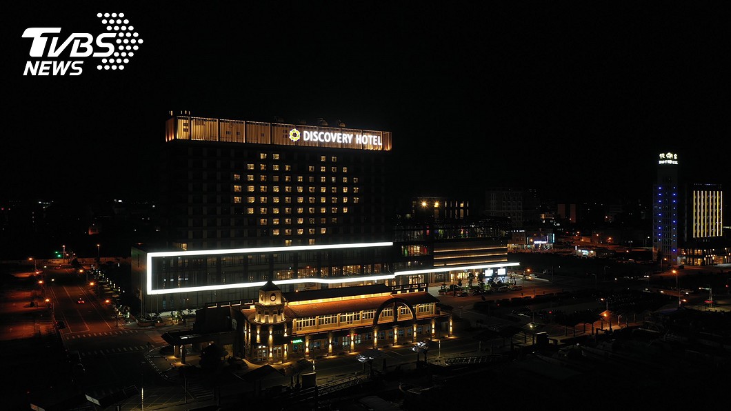 澎湖澎澄飯店520點燈「大愛心」 夜空中引注目