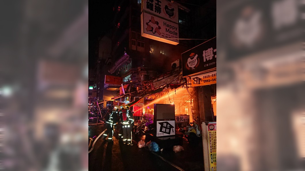 中華路夜市疑遭縱火　盧秀燕：絕不寬貸一定嚴懲