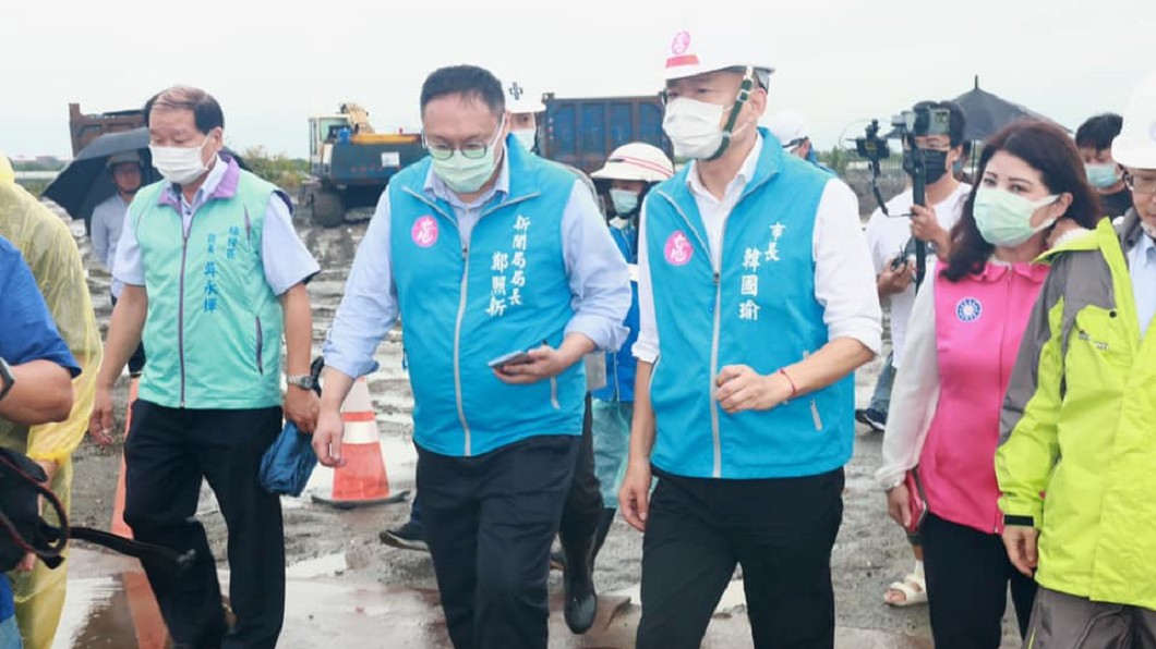 韓國瑜未公開行程遭抹黑「還在睡」　他駁斥：現場勘災