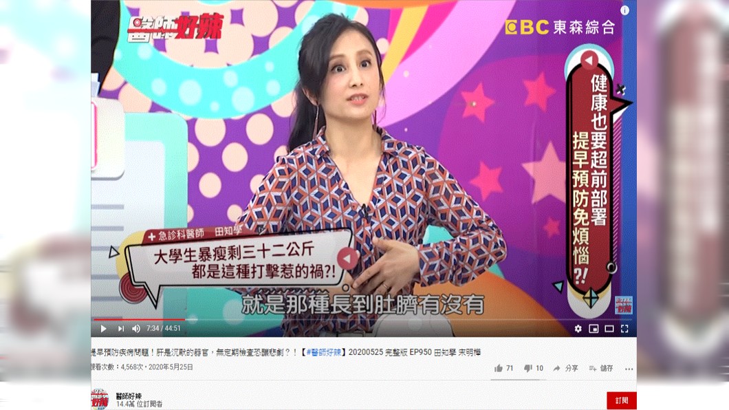 (圖／翻攝自《醫師好辣》YouTube)