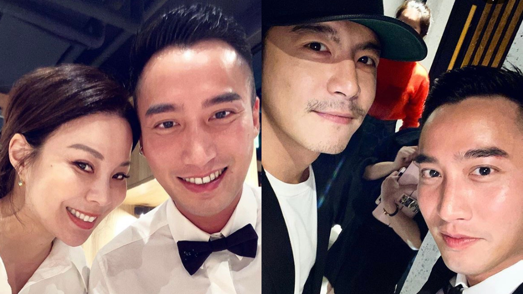 賴弘國與好友楊秀蓉、王柏傑開心合照。(圖/翻攝自賴弘國Instagram)