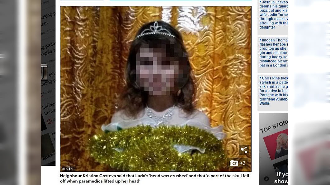 妹妹生前備受家人寵愛,常把她打扮得像公主一樣。(圖/翻攝自每日郵報)