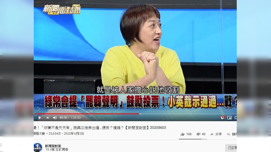 （圖／翻攝自新聞面對面　Youtube頻道）