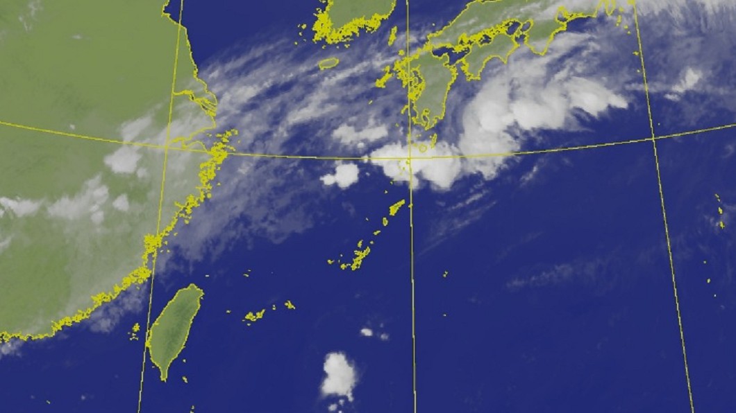 中央氣象局衛星雲圖。（圖／中央氣象局）