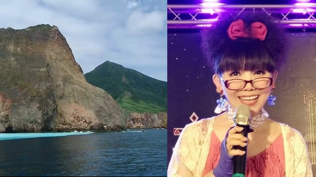 蔡閨本名當中有「龜」，可免費登龜山島。（圖／TVBS、翻攝蔡閨臉書）