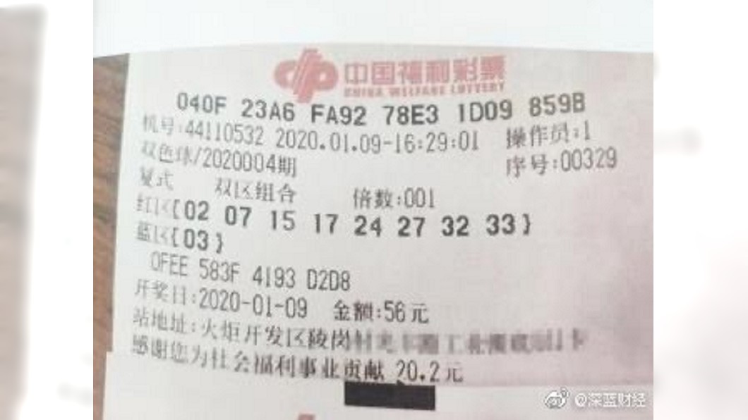 李女請友人代買彩券。(圖/翻攝自《遼沈晚報》)