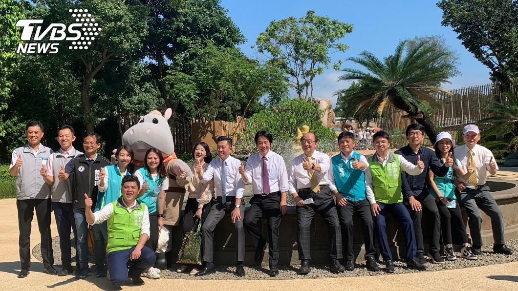 賴副總統訪新竹市推國旅　林智堅導覽動物園