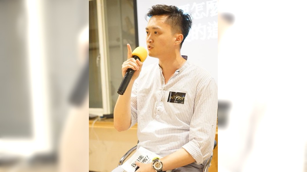 蔣豐蔚帥照曝光。(圖/翻攝自中華i創客國際交流協會臉書)
