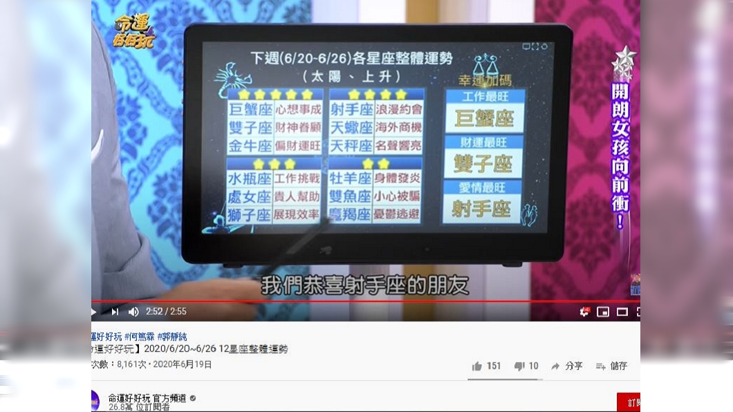 (圖/翻攝自命運好好玩 youtube頻道)