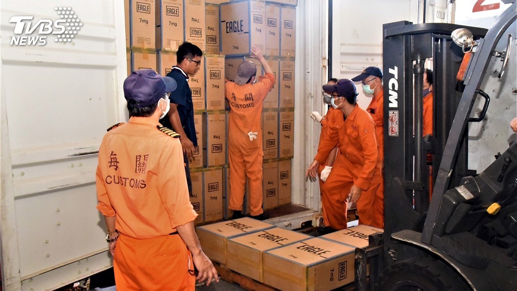 高雄關端午節加強緝私 查獲市值3千萬未稅菸