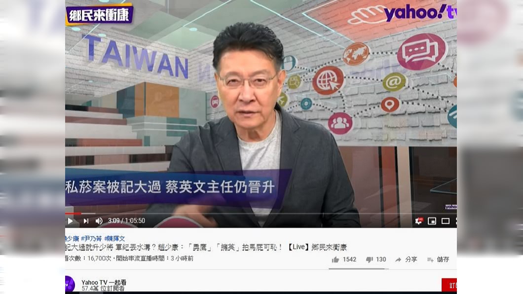 (圖/翻攝自 Yahoo TV 一起看 Youtube頻道)