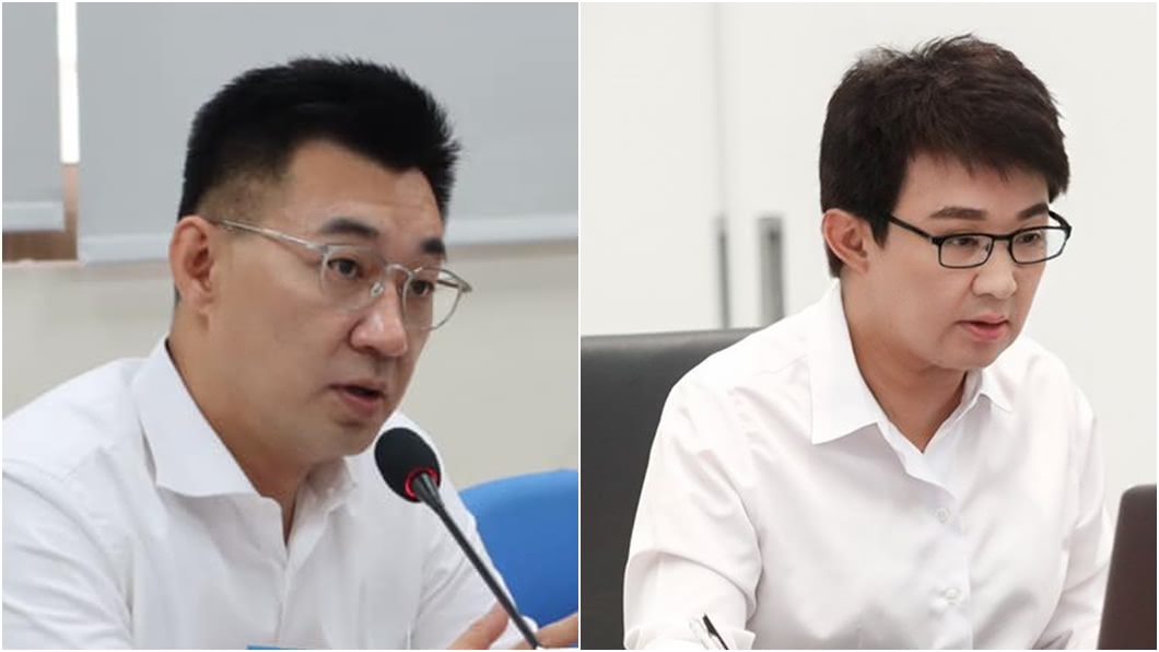 (圖/翻攝自江啟臣臉書、盧秀燕臉書)