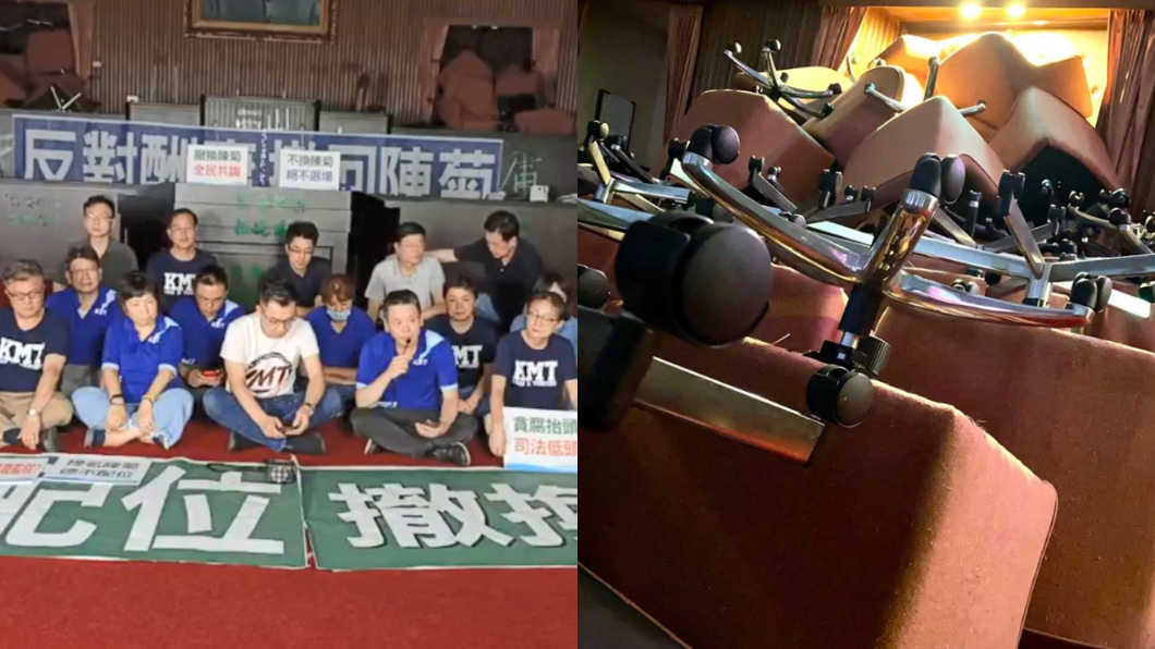 藍委攻占立院內部照曝光 他驚:此次行動太早了