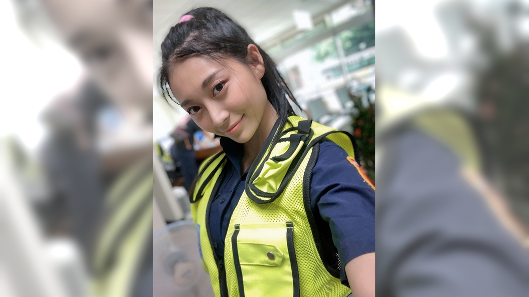 「國民女友」祈錦鈅受邀化身正妹警花，拍攝宣導影片呼籲青少年反毒。（圖／固力狗娛樂提供）
