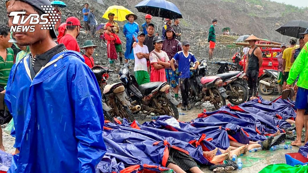緬甸玉礦場因大雨崩塌 逾160死史上最慘