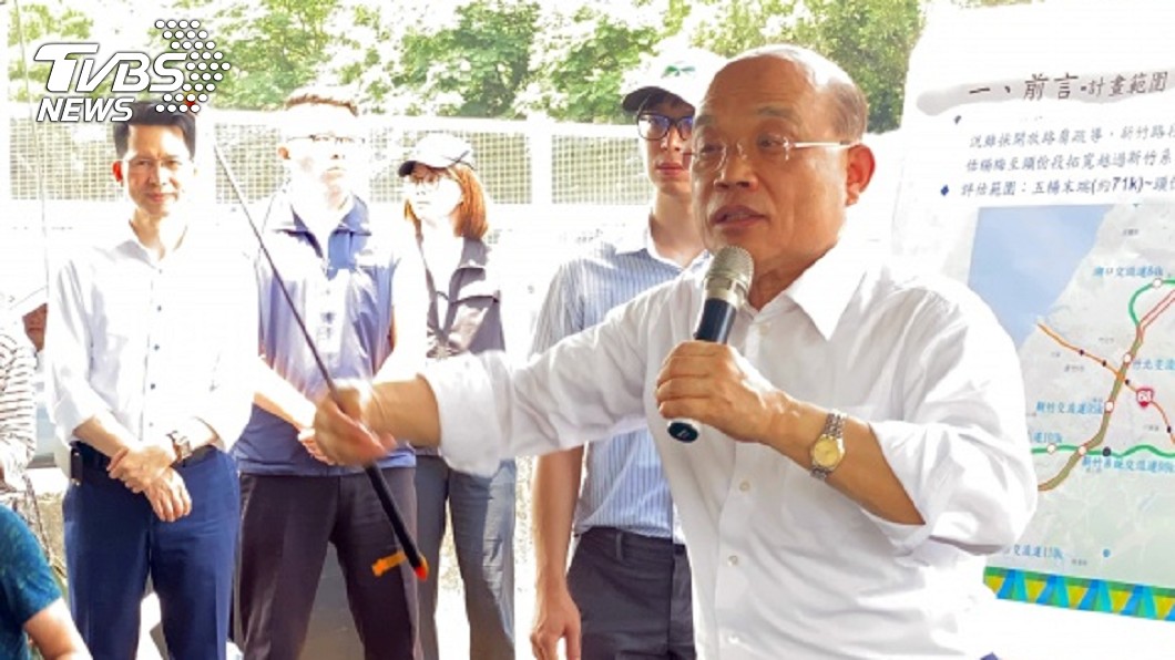 蘇貞昌:建設非一蹴可幾 交通建設也應超前部署
