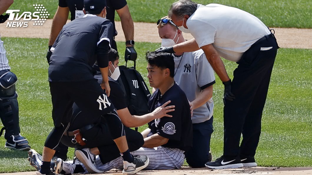 田中將大遭強襲球擊中頭 輕微腦震盪但看似無礙