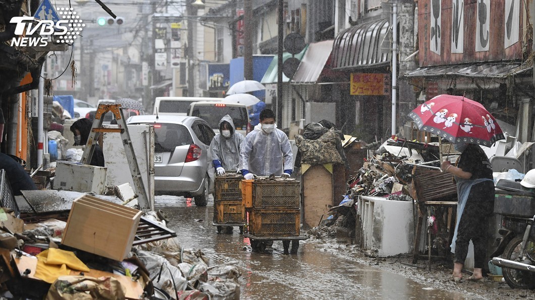 日本九州豪雨 27地72小時累積雨量創新高