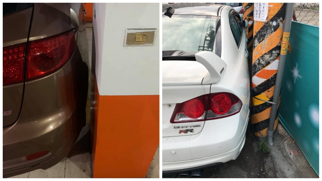看到這名車主的停車技術,其他網友也紛紛秀上自己的照片。(圖/翻攝自爆廢公社公開版)