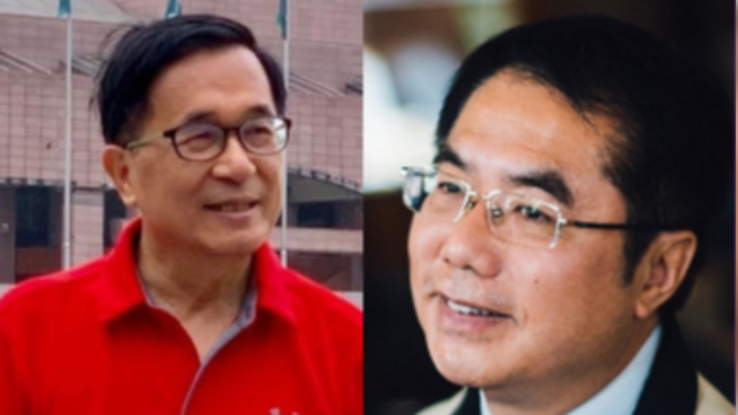 前總統陳水扁（左）、台南市長黃偉哲（右）。（圖／翻攝自臉書）