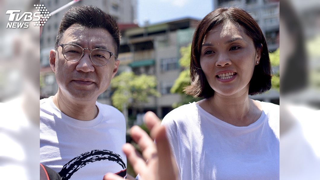 國民黨參選人李眉蓁直播找來國民黨主席江啟臣及副秘書長謝龍介助陣。(圖/中央社資料照)