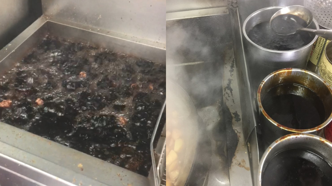 比機油黑!高雄自助餐遭爆用回鍋油 連老闆娘都不敢吃