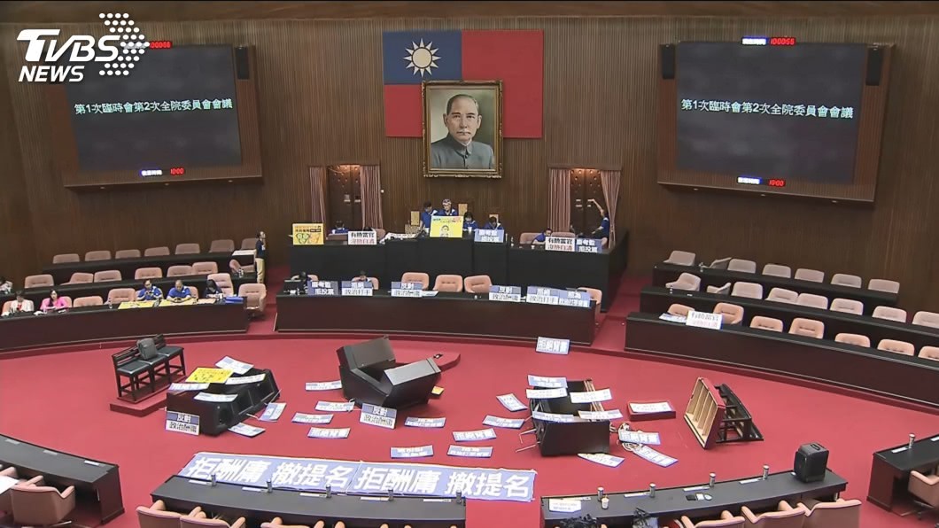 陳菊盼理性討論審查 鍾佳濱:議場設施遭破壞