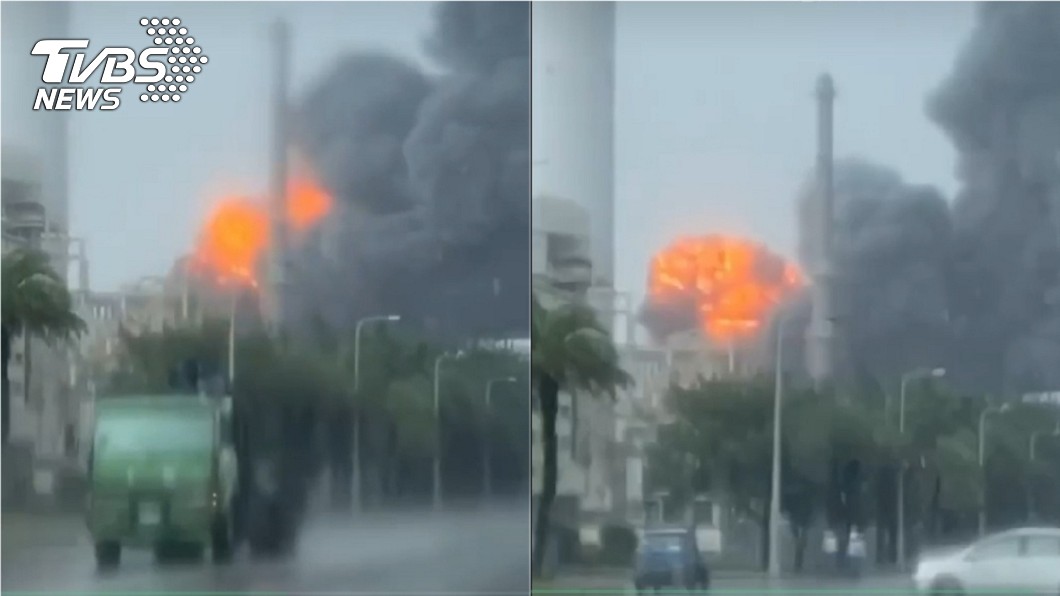 雲林六輕煉化廠驚傳爆炸!濃煙高竄消防急搶救