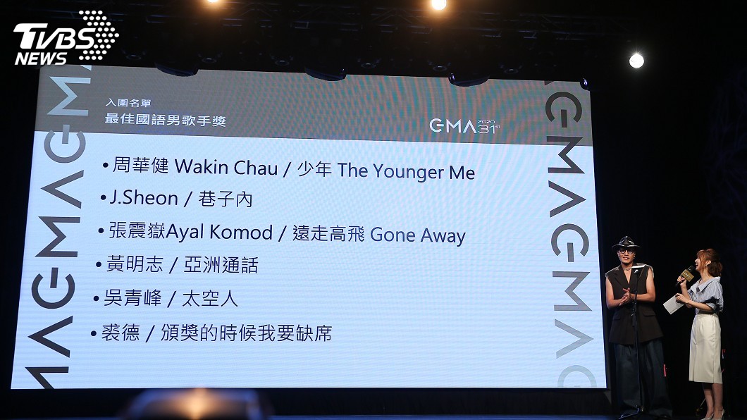 周華健、張震嶽搶金曲歌王 梁靜茹、鄧紫棋角逐歌后