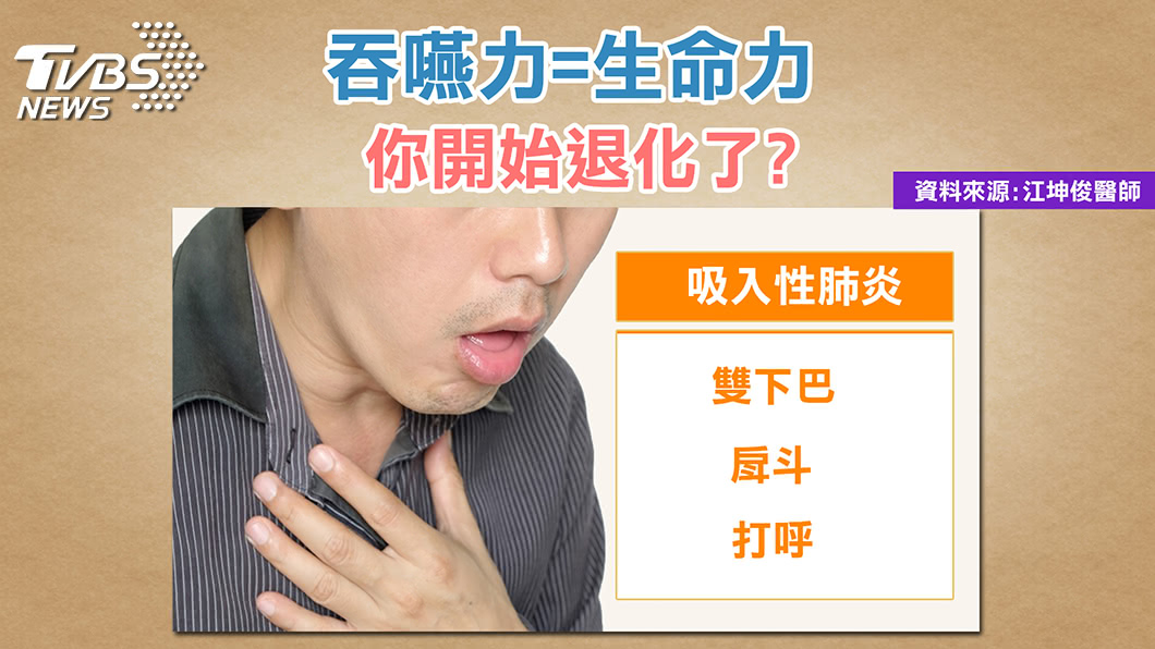 嗆咳竟是喉嚨退化警訊 小心吞嚥障礙引發致命危機