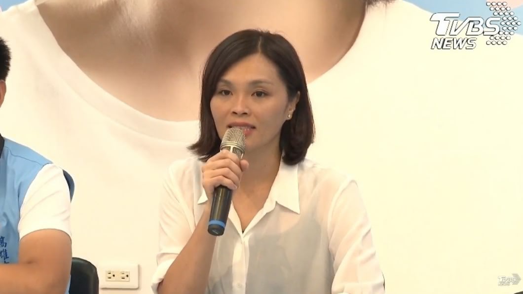 高雄市長補選候選人李眉蓁。(圖/TVBS)