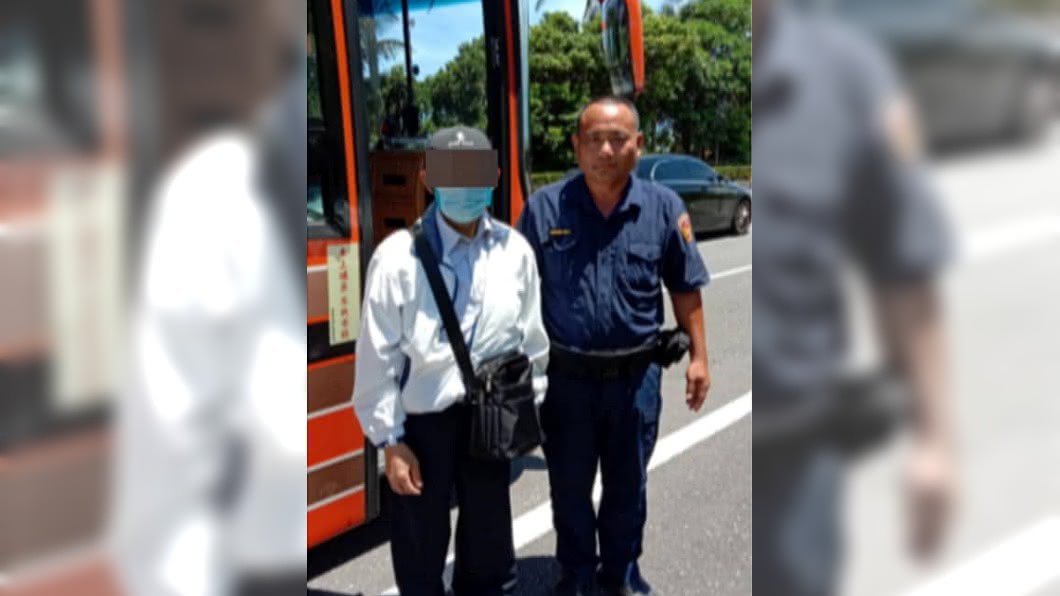 花蓮翁下車忘拿皮包　員警載他一路奔到台東攔公車